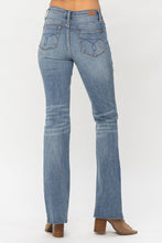 Load image into Gallery viewer, Mid-rise Raw Hem Denim Bootcut
