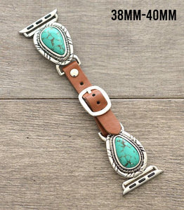 Oval Turquoise Apple Watch Band