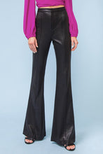 Load image into Gallery viewer, Black Faux Leather Pants