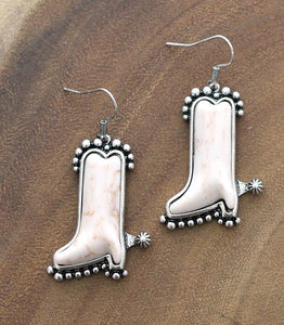 Cowgirl Boot Earrings