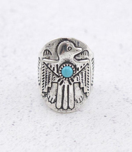 Thunderbird Cuff Ring