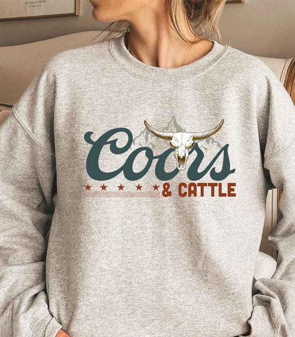 Coors & Cattle Crewneck