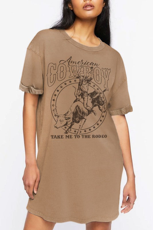 American Cowboy T-Shirt Dress