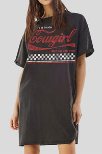 Tough Cowgirl T-Shirt Dress