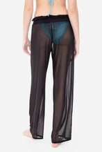 Load image into Gallery viewer, Black Stretch Mesh Pants