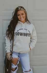 Here for the Cowboys Hoodie