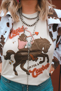 Cupid, Aim for the Cowboy T-Shirt