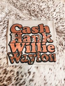 Cash, Hank, Willie, Waylon T-Shirt