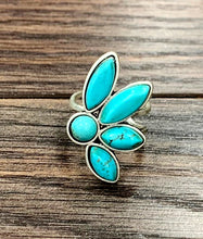Load image into Gallery viewer, Turquoise Adjustable Ring
