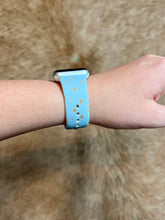 Load image into Gallery viewer, Light Blue Star Apple Watch Band
